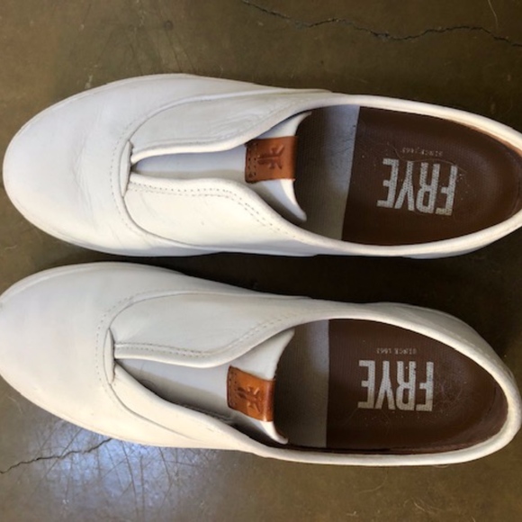 frye women's leather tennis shoes